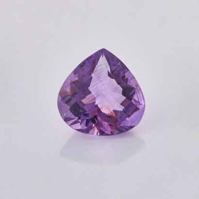 One Loose, 7.40ct Semi-heart Shaped Amethyst