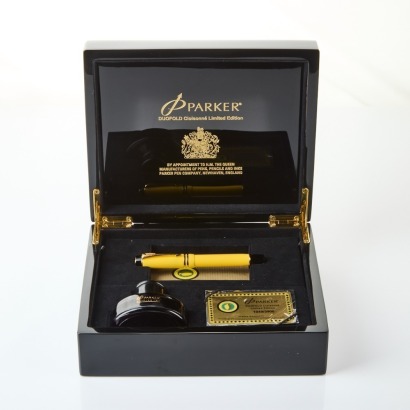 Parker, Duofold Cloisonne Limited Edition Fountain Pen with Box, circa 2006