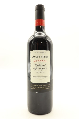 (1) 2003 Jacob's Creek Reserve Cabernet Sauvignon, South Australia