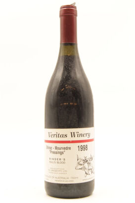 (1) 1998 Rolf Binder Veritas Winery Pressings Shiraz Mourvedre, Barossa Valley