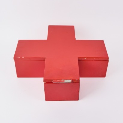 A Red Cross Storage Box