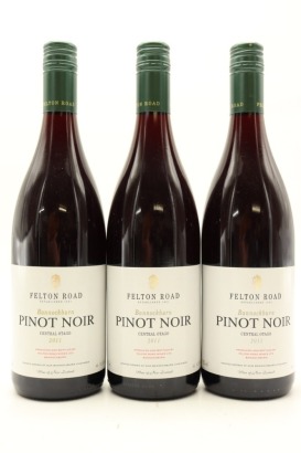 (3) 2011 Felton Road Bannockburn Pinot Noir, Central Otago [JR16] [BC95]