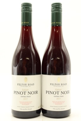 (2) 2015 Felton Road Calvert Pinot Noir, Bannockburn [JR17] [BC96]