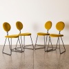 A Set Of Four Jonathan Adler Caprice Stools - 2