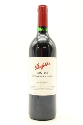 (1) 1999 Penfolds Bin 128 Shiraz, Coonawarra