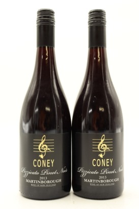 (2) 2013 Coney 'Pizzicato' Pinot Noir, Martinborough