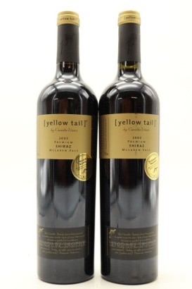 (2) 2003 Yellow Tail Premium Shiraz, McLaren Vale