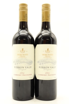 (2) 2015 Moss Wood Ribbon Vale Vineyard Cabernet Sauvignon, Margaret River