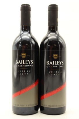 (2) 2004 Baileys of Glenrowan Block Shiraz, Glenrowan