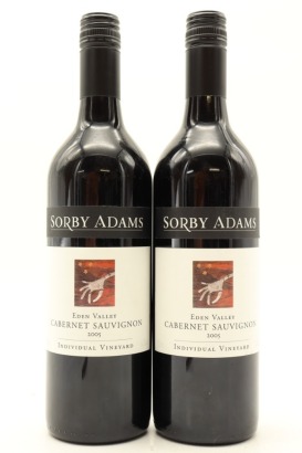 (2) 2005 Sorby Adams Individual Vineyard Cabernet Sauvignon, Eden Valley