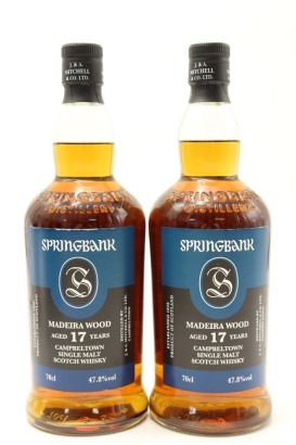 (2) Springbank Madeira Cask Matured 17 Year Old Single Malt Scotch Whisky, 47.8% ABV