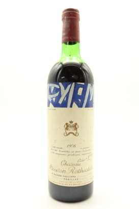 (1) 1976 Chateau Mouton Rothschild, Pauillac (US)