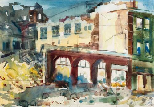 DORIS LUSK Preliminary Sketch for Tuam St III