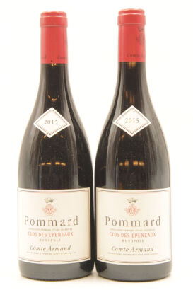 (2) 2015 Comte Armand Clos des Epeneaux Monopole, Pommard Premier Cru [RP95]