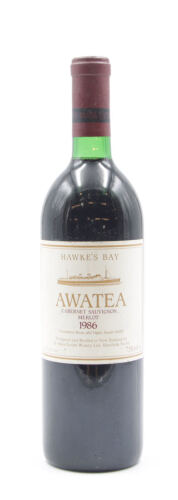 (1) 1986 Te Mata Awatea, Hawkes Bay