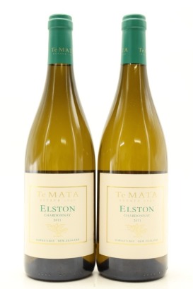 (2) 2011 Te Mata Estate Elston Chardonnay, Hawke's Bay