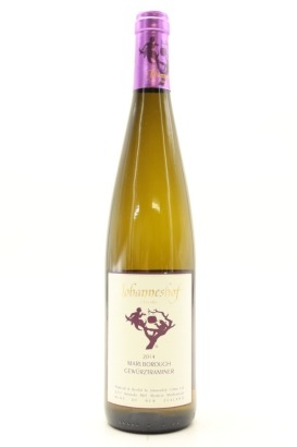 (1) 2014 Johanneshof Cellars Gewurztraminer, Marlborough