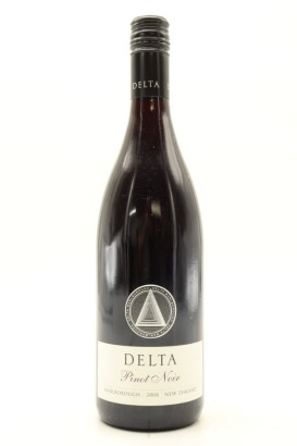 (1) 2008 Delta Estate Pinot Noir, Marlborough