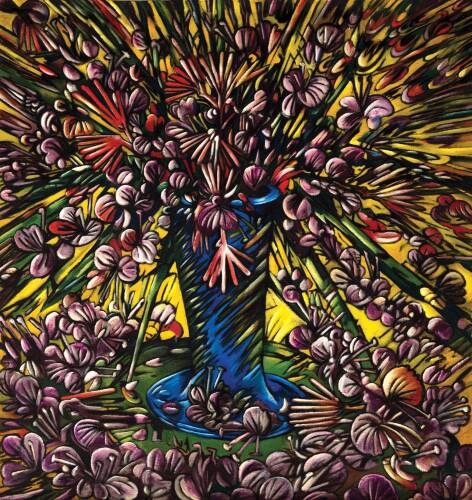 DEAN BUCHANAN Large Flower Still Life