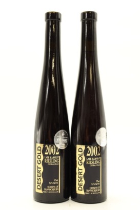 (2) 2002 Olssens of Bannockburn Desert Gold Late Harvest Riesling, Central Otago, 375ml