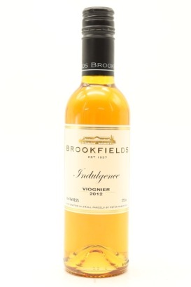 (1) 2012 Brookfields Indulgence Viognier, Hawke's Bay, 375ml