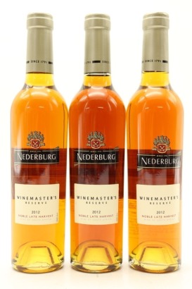 (3) 2012 Nederberg The Winemasters Noble Late Harvest, South Africa, 375ml