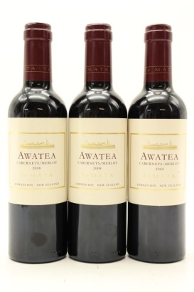 (3) 2008 Te Mata Estate Awatea Cabernets Merlot, Hawke's Bay, 375ml