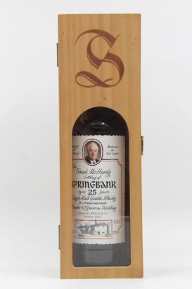 (1) Springbank 25 year old Frank McHardy Bottling Single Malt Scotch Whisky (GB)