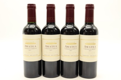 (4) 2007 Te Mata Estate Awatea Cabernets Merlot, Hawke's Bay, 375ml