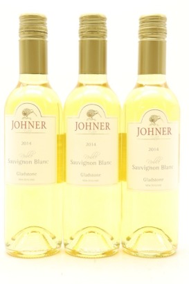 (3) 2014 Johner Estate Gladstone Noble Sauvignon Blanc, Wairarapa, 375ml