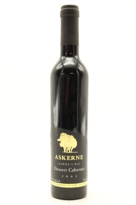 (1) 2003 Askerne Estate Dessert Cabernet, Hawke's Bay, 375ml