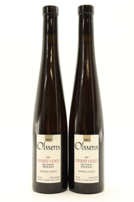 (2) 2005 Olssens of Bannockburn Desert Gold Late Harvest Riesling, Central Otago, 375ml