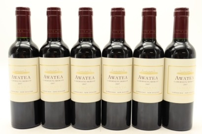 (6) 2007 Te Mata Estate Awatea Cabernets Merlot, Hawke's Bay, 375ml