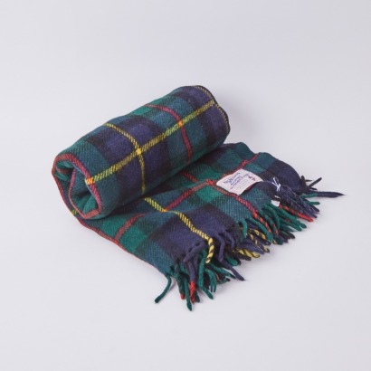 A Scottish Made All Wool Blanket By Highland Home Industries