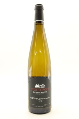 (1) 2015 Stonecroft Old Vine Gewurztraminer, Gimblett Gravels