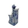 A Chinese Blue and White Sitting Statue - 2