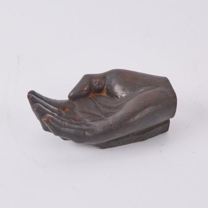 A Carved Buddhas Hand Incense Holder