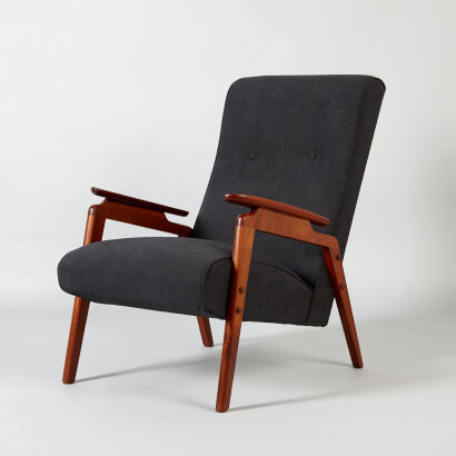 A Mid-Century Rocket Style Chair 