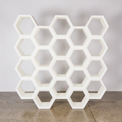 A Pair of Hexa Shelves Designed By Taeke Halma For Slide