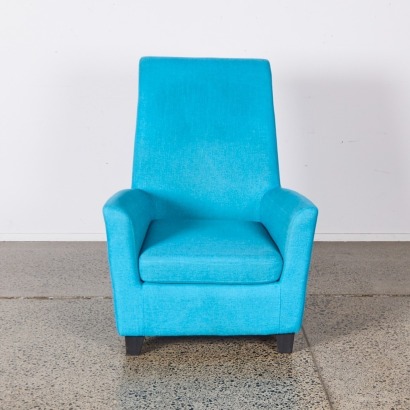 A Teal Coloured Lounge Chair