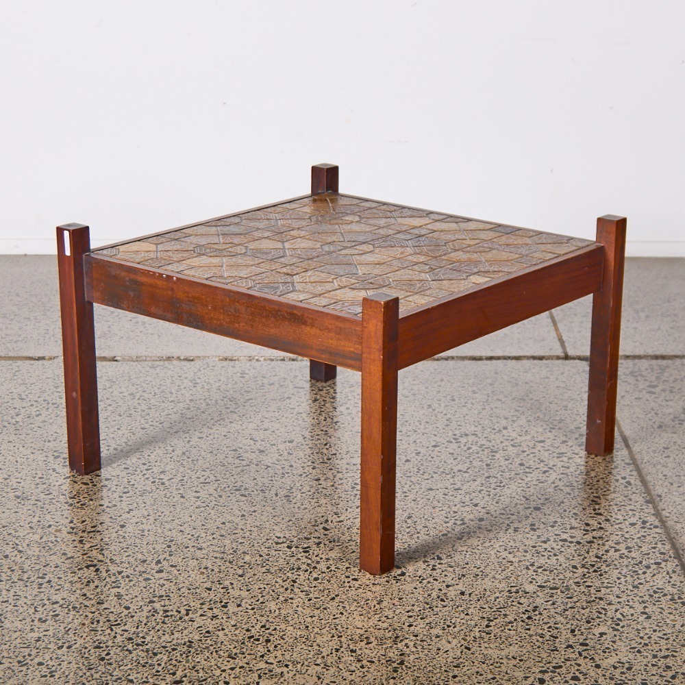 A Retro Tiled Top Coffee Table