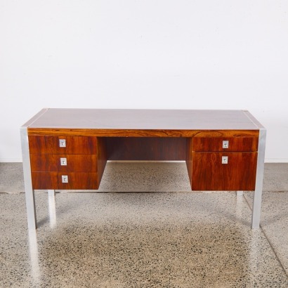 A Mid Century Brazilian Rosewood Desk