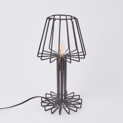 A Modern Designer Wire Table Lamp