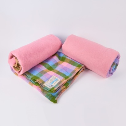 A Pair of Wanganui Fleeso Wool Blankets A/F