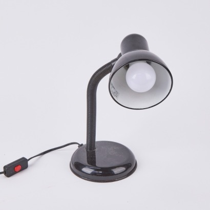 A Black Retro Gooseneck Lamp