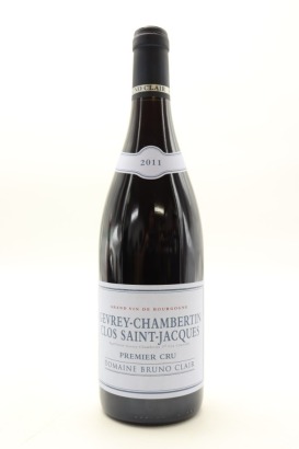 (1) 2011 Domaine Bruno Clair Clos-Saint-Jacques, Gevrey-Chambertin Premier Cru [JR17.5]