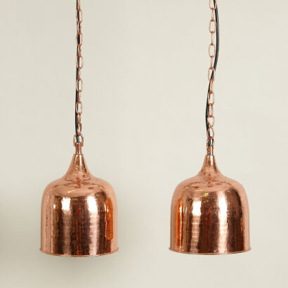 A Pair of Copper Pendants