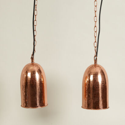 A Pair of Copper Pendants