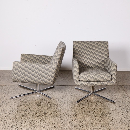 A Pair Of Arper Armchairs, Italy