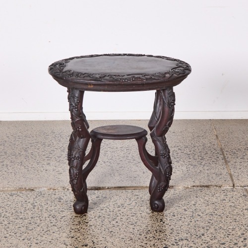 An Antique Carved Lacquered Table